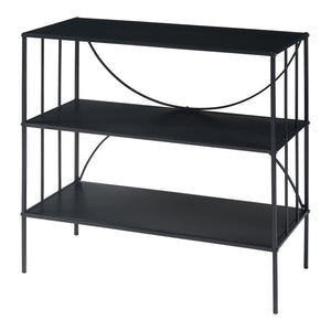 Konsolbord Baarn 65,5x70x32 cm svart [en.casa]