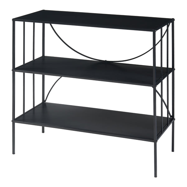 Konsolbord Baarn 65,5x70x32 cm svart [en.casa]