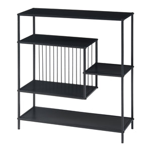 Konsolbord Beesel 655x60x20 cm svart [en.casa]