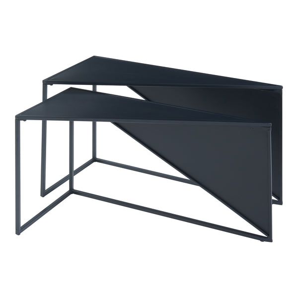 Sidobord Kungsör set om 2 metall [en.casa]