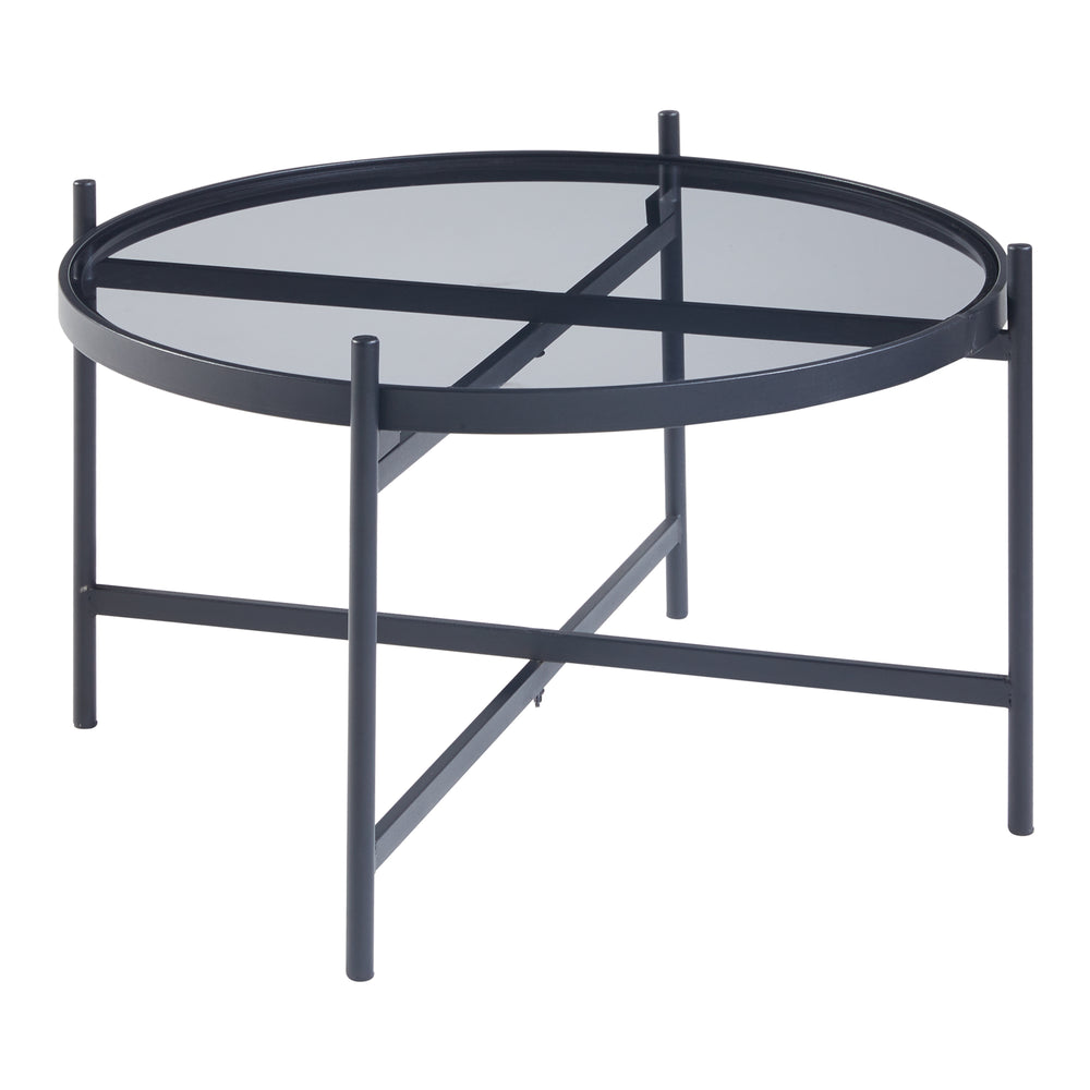 Soffbord Lier med glasskiva [en.casa] - premiumXL