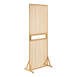 Rumsavdelare Fron 197x75,5x40 cm Bambus [en.casa]