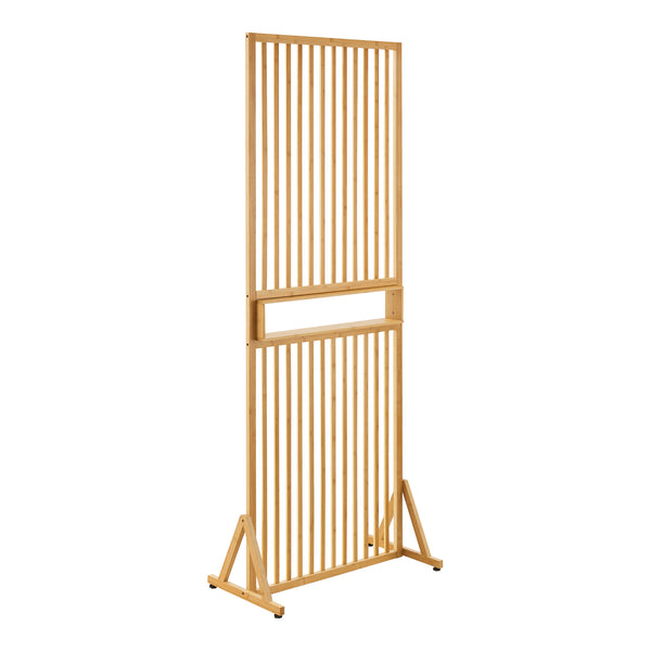 Rumsavdelare Fron 197x75,5x40 cm Bambus [en.casa]