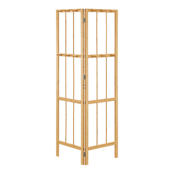 Hörngarderob Hyllestad 165,5x92x8cm Bambus [en.casa]