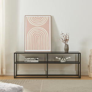 TV-bord Solund 120x30x46cm Svart [en.casa]