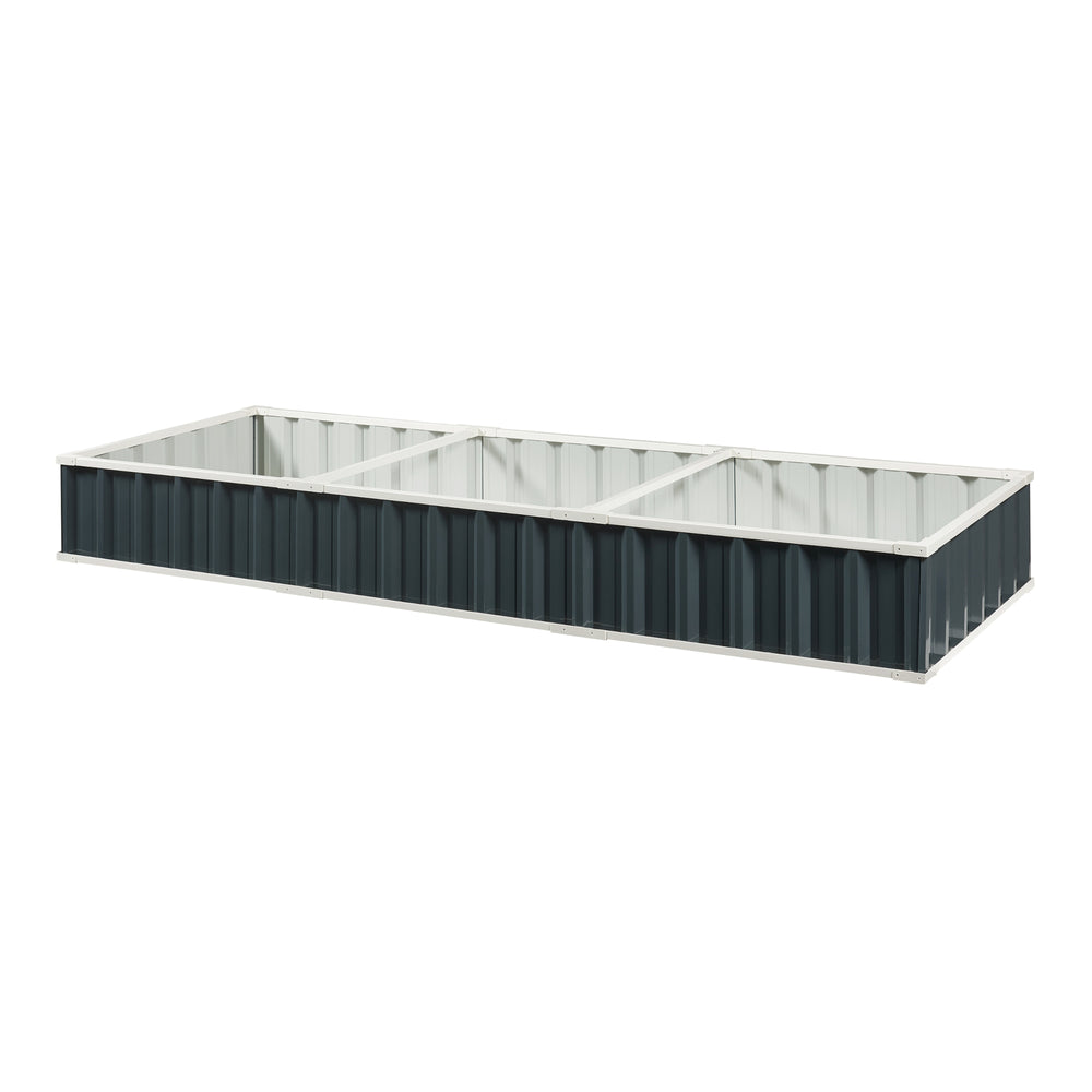 Högbädd Albrandswaard 258x90x30 cm Antracit [en.casa] - premiumXL