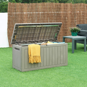 Förvaringsbox Filetto 124x52,5x57 cm Beige [casa.pro]