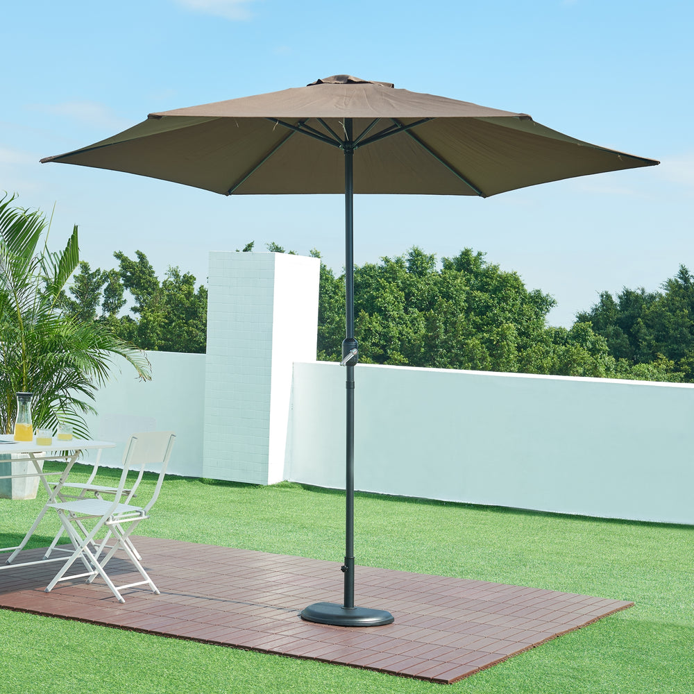 Parasolbas Bisenti betong 45x29x4,5 cm svart 10 kg [casa.pro] - premiumXL