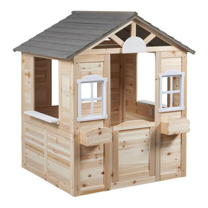 Lekstuga Acciano 131x113x97 cm tallträ [casa.pro]