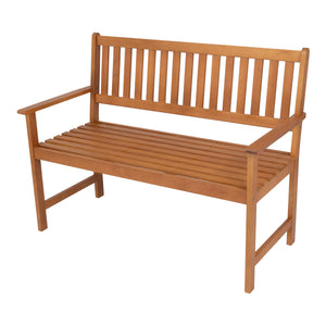 Trädgårdsbänk Canzano 120x58x90 cm eukalyptus [casa.pro] 