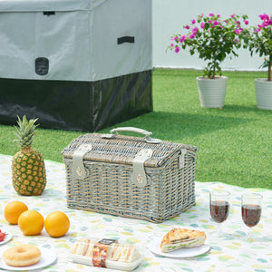 Picknickkorg Folldal för 2 personer 40x28x25 cm [casa.pro]