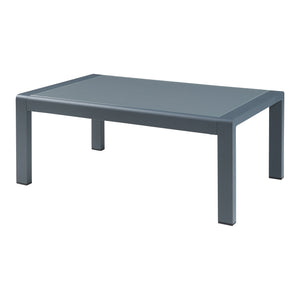 Trädgårdsbord Avise 100x60x40 cm antracit härdat glas [casa.pro]