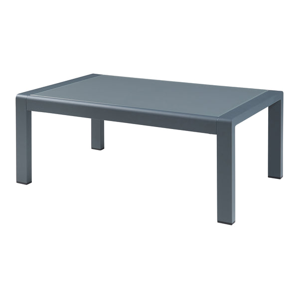 Trädgårdsbord Avise 100x60x40 cm antracit härdat glas [casa.pro]