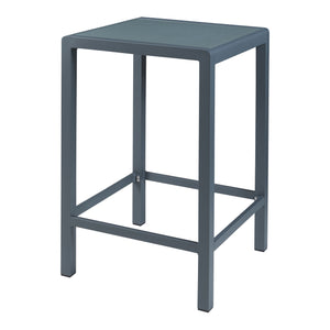 Barbord Avise utebord 108x70x70 cm härdat glas antracit [casa.pro] 