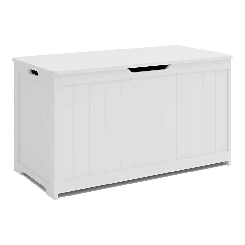 Leksakslåda Podek 80x40x44,5 cm Vit [en.casa] - premiumXL