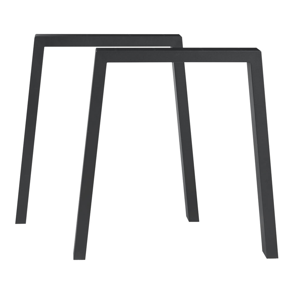 Bordstativ 2-pack Kraftisried 72x70cm Svart [en.casa] - premiumXL