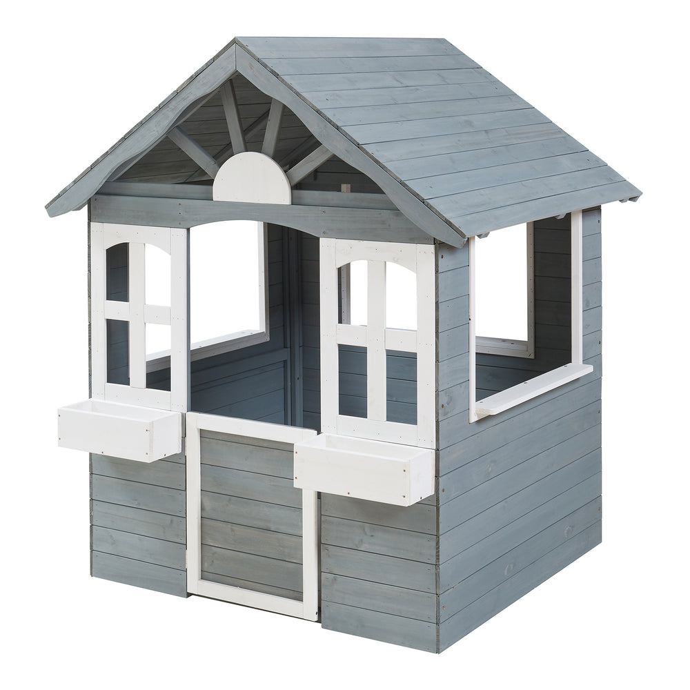 Lekstuga Vesa 138x120x102 cm granträ grå [casa.pro] - premiumXL