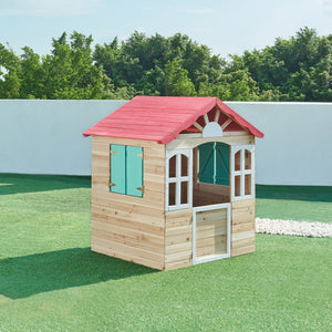 Barnlekshus Lulä Lekstuga 130x115x101 cm Trä [casa.pro]