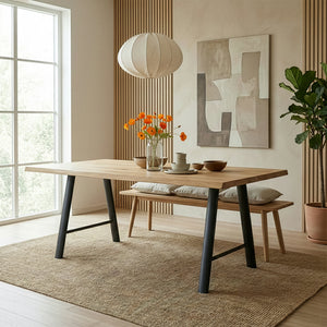 Bordställ 2-pack Hullem stål 72x70x10 cm svart [en.casa]