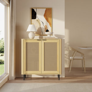 Sideboard Lukhomso 83x80x40 cm Eklook/Rattanlook [en.casa]