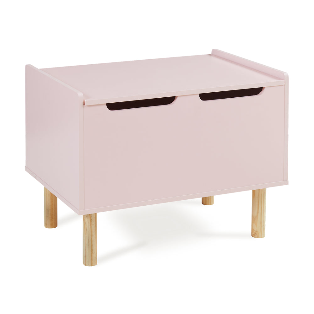 Leksakslåda Virer 60x40x45 cm Rosa [en.casa]