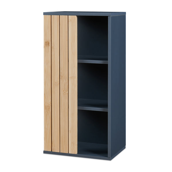 Väggskåp Svanes 60x30x20 cm Mörkgrå/Natur [en.casa]