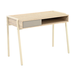 Skrivbord Boderas 107x55x78 cm Beige/Travertin [en.casa]