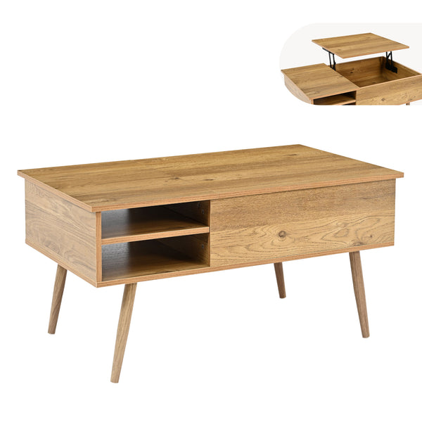 Soffbord Vasdabod med lyftskiva 96x59x50 cm eklook [en.casa]