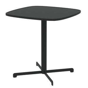 Utomhusbistrombord Foggia 75x70x70 cm stål antracitgrå [casa.pro]