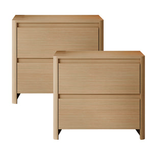 Nattduksbord Takranmaa 2-pack 54x60x40 cm Eklook [en.casa]