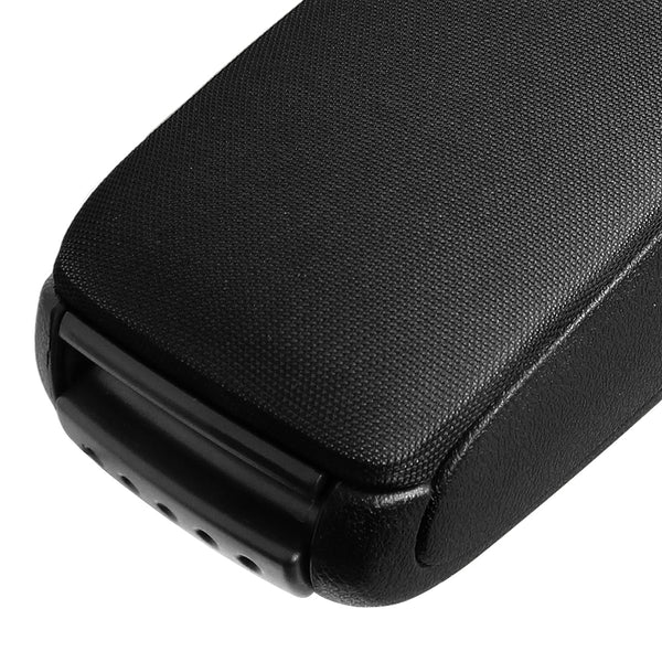 [pro.tec]® Armstöd till Peugeot 206 / 206 CC med integrerat fack - textil - svart