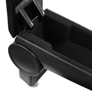 Armstöd till Volkswagen Passat B5 1996-2000 med integrerat fack textil svart [pro.tec] 