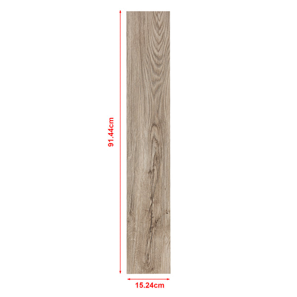 [neu.haus]® Vinylgolv-läggning med limmning-7 st.=0,975 qm-Ek imitation (matt)