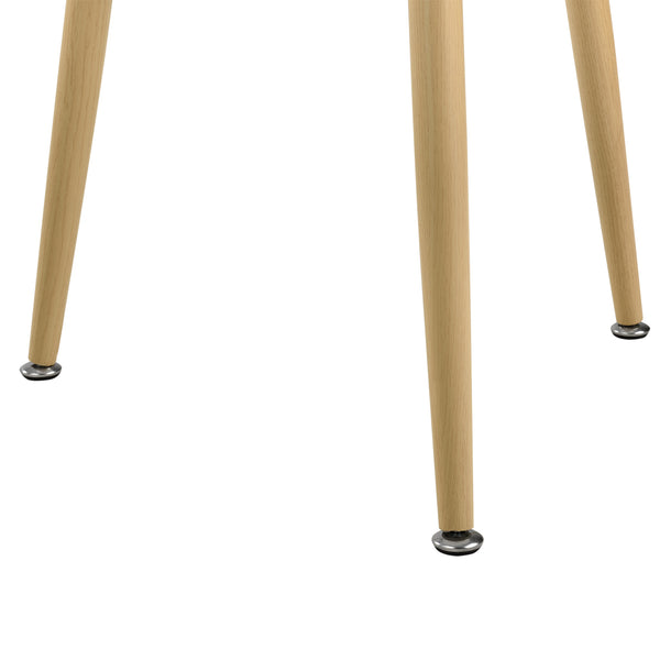  [en.casa]® Matbord Camille-ø80x75cm-vit