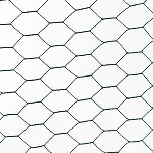 Trådstaket trådnät 100cmx25m PVC belagd förzinkat stål grön [pro.tec]