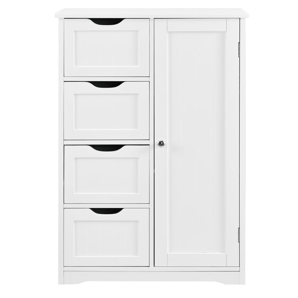 [en.casa]® Badrumsskåp-81x55x30cm-vit