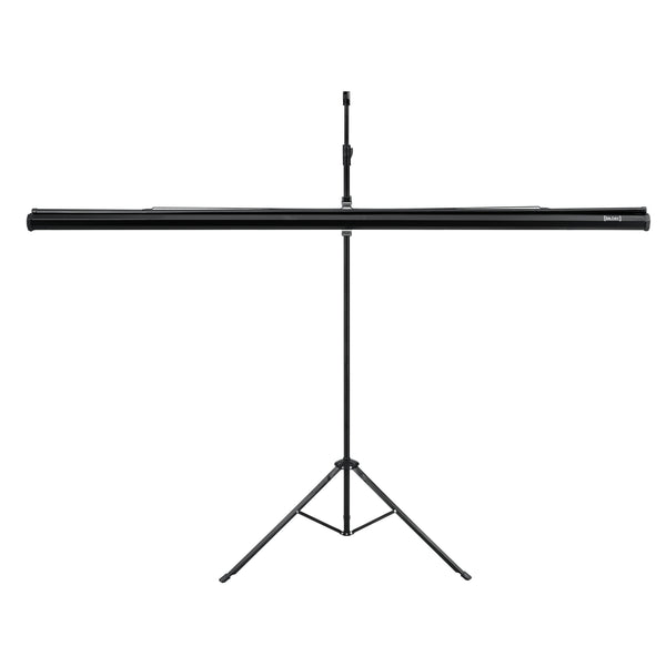 Projektorduk Projektorskärm med stativ (2 ) 113 tum/287 cm 2 HD/3D PVC beläggning Gain 1,1 mittriangel [in.tec]
