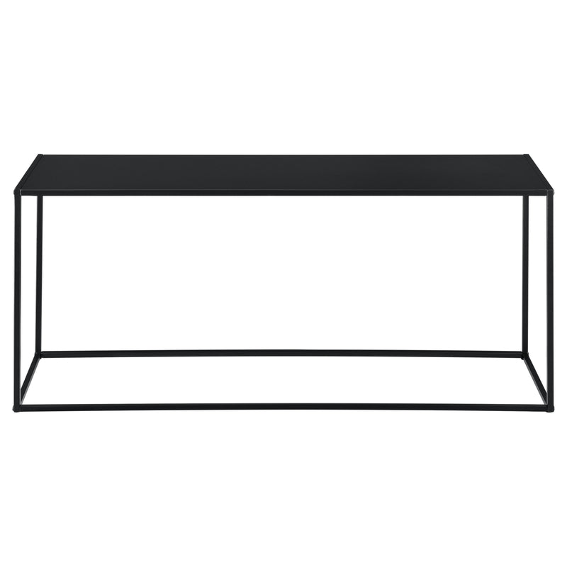 Måttskiss Sidobord avlastningsbord metall svart [en.casa] välj modell