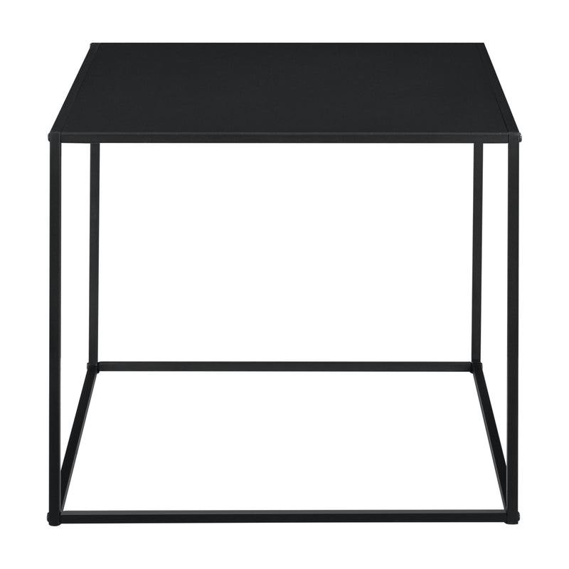 Måttskiss Sidobord avlastningsbord metall svart [en.casa] välj modell