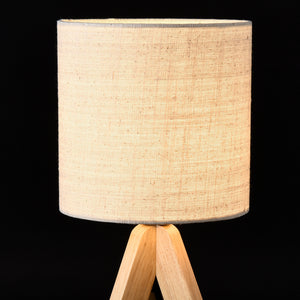 Bordslampa Koblenz linne beige [lux.pro]