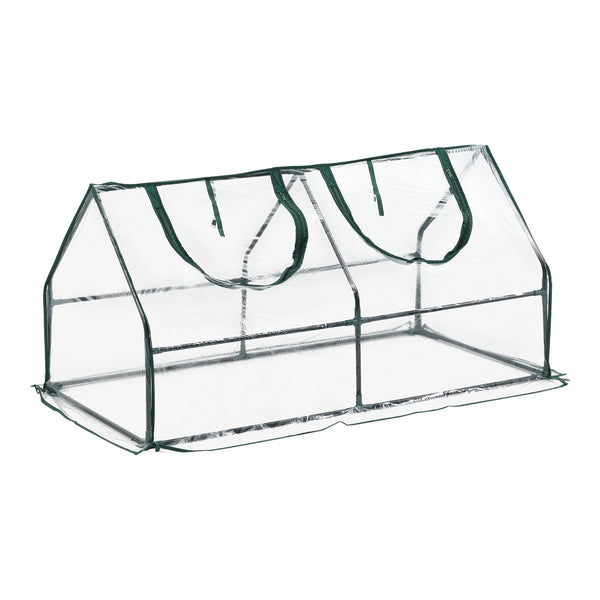 Växthus Laubach 120x60x60 cm [en.casa]