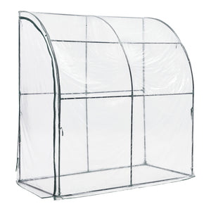 Växthus Juta 100x200x215 cm [en.casa]