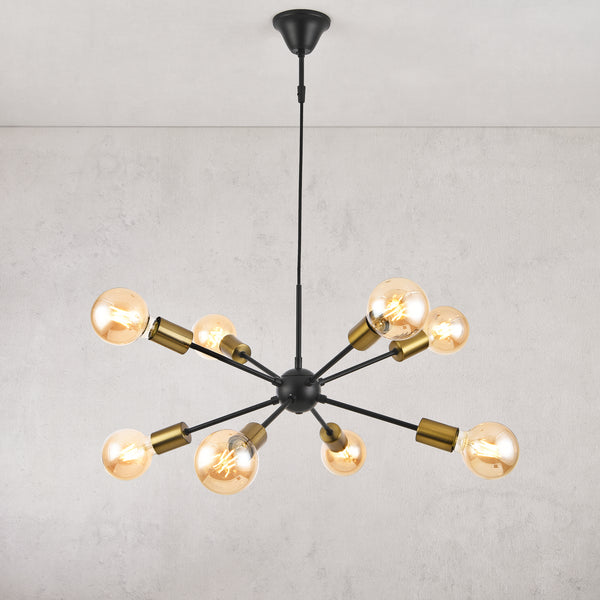 Taklampa Amiens 8-armad [lux.pro]