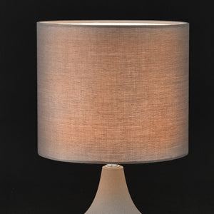 Bordslampa Pilgrimstad metall textil 34 cm [lux.pro]
