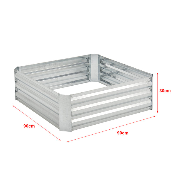 Odlingskrage Barneveld 90x90x30 cm [en.casa]