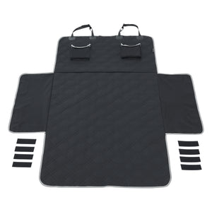 Bagagelucka Wolverhampton 185 x 171 cm bagageluckeskydd svart [en.casa]