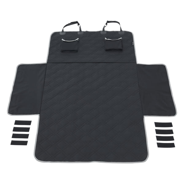 Bagagelucka Wolverhampton 185 x 171 cm bagageluckeskydd svart [en.casa]