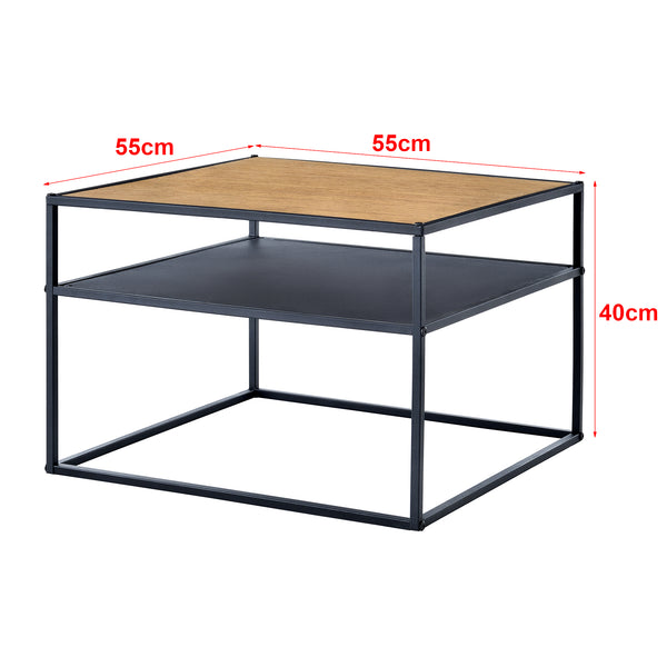 Soffbord Quinisut 40x55x55 cm metall [en.casa]