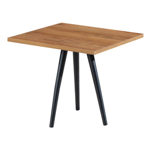 Ballerup soffbord 50 x 45 x 45 cm svart / valnötsutseende [en.casa]