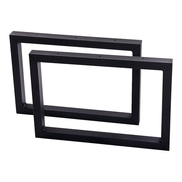 Bordsstativ Lunderskov set om 2 stål 35x50cm svart [en.casa]